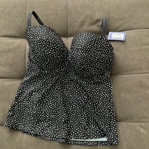 FLIRTELLE
Miami Coast Padded Balcony Tankini Top